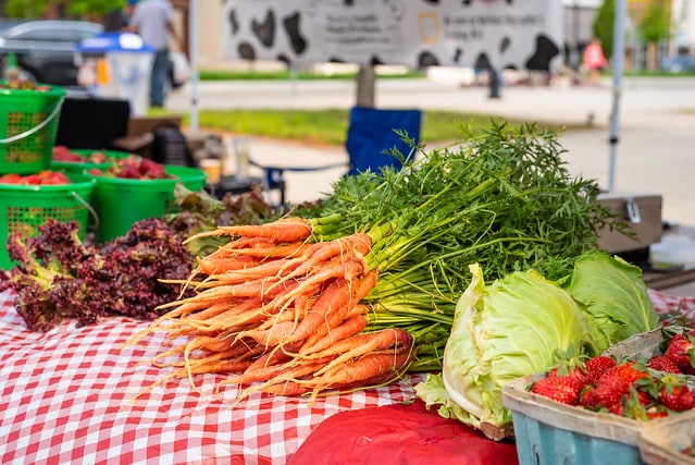 Available goods at the Alpharetta Farmers Market