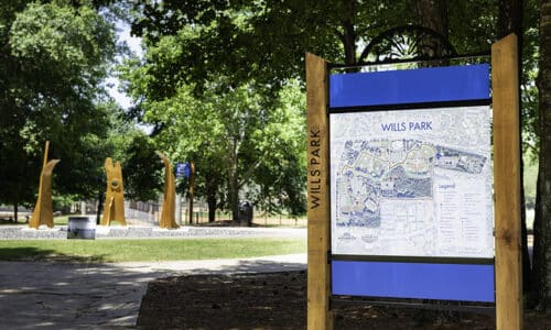 Map of Wills Park in Alpharetta