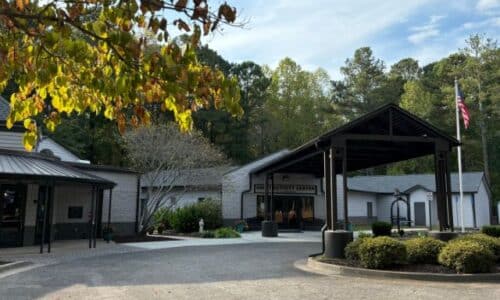 Entrance of the Adult Activity Center in North Park