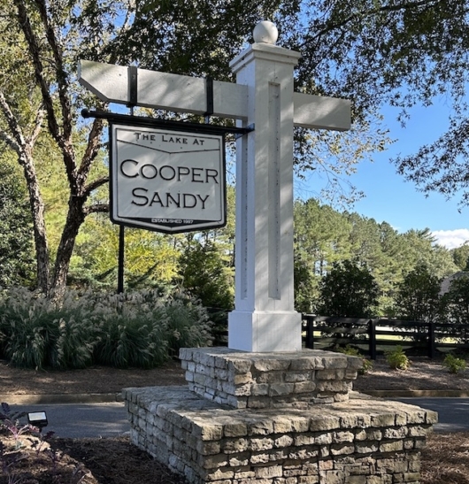 Cooper Sandy neighborhood sign