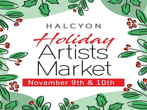 Holiday Artists Market in Halcyon