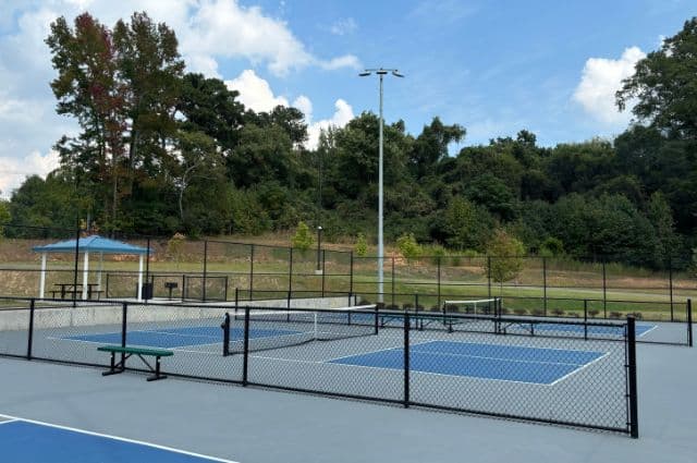 Cauley Creek Park pickleball courts in Johns Creek, Georgia