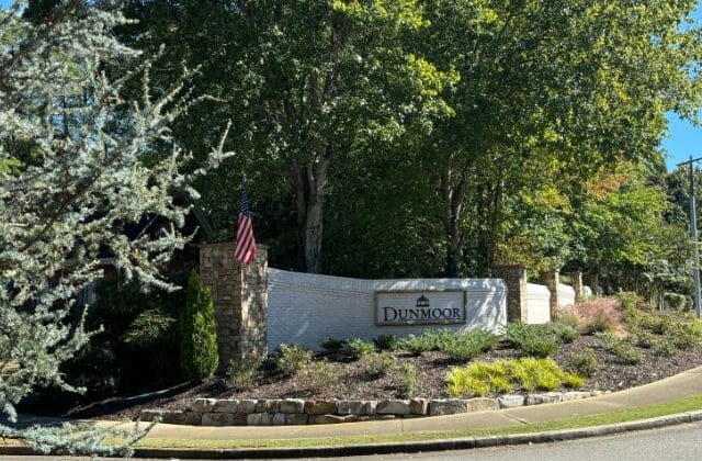 Dunmoor neighborhood in Alpharetta, Georgia