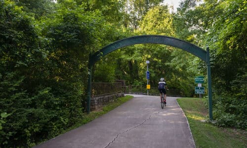 Pathway of Alpharetta's Big Creek Greenway