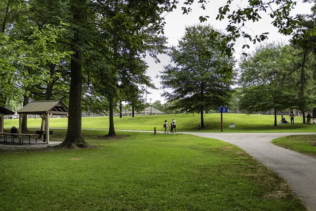 Path on Wills Park in Alpharetta, GA