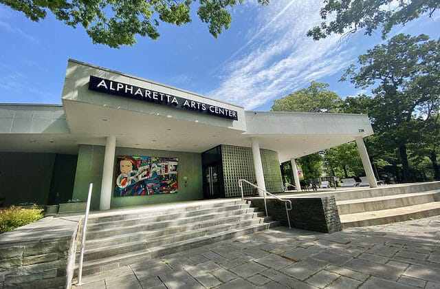 Entrance of the Alpharetta Arts Center