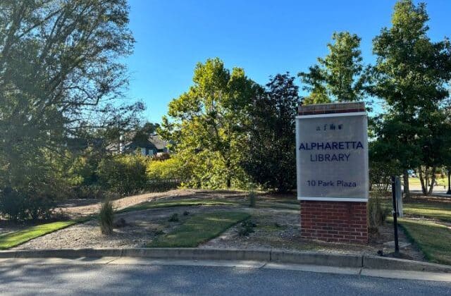 Alpharetta City Library located in Downtown Alpharetta