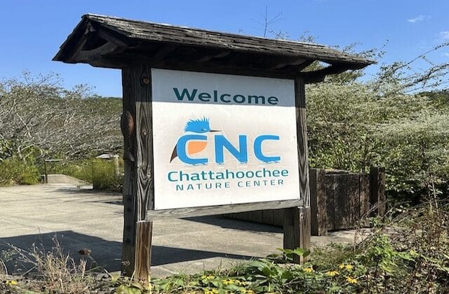 Entrance of Chattahoochee Nature Center in Roswell