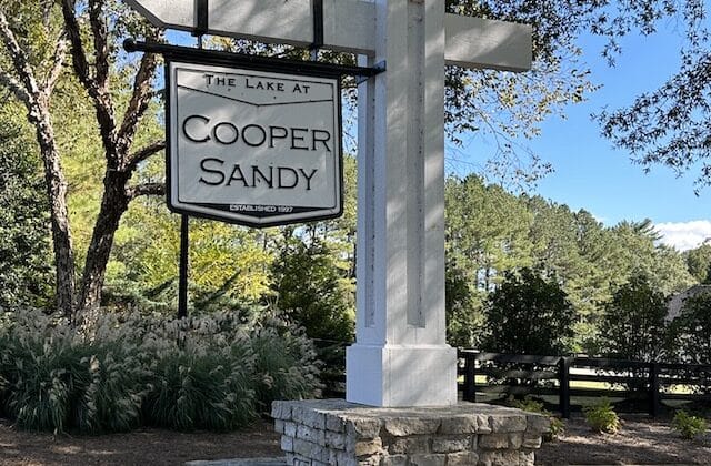 Cooper Sandy neighborhood sign